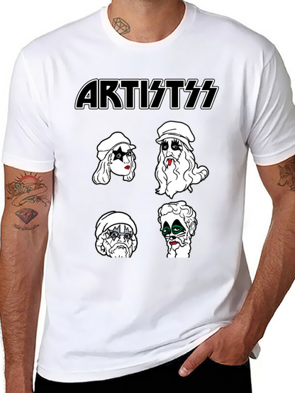 Artist KISS Style Black T-Shirt
