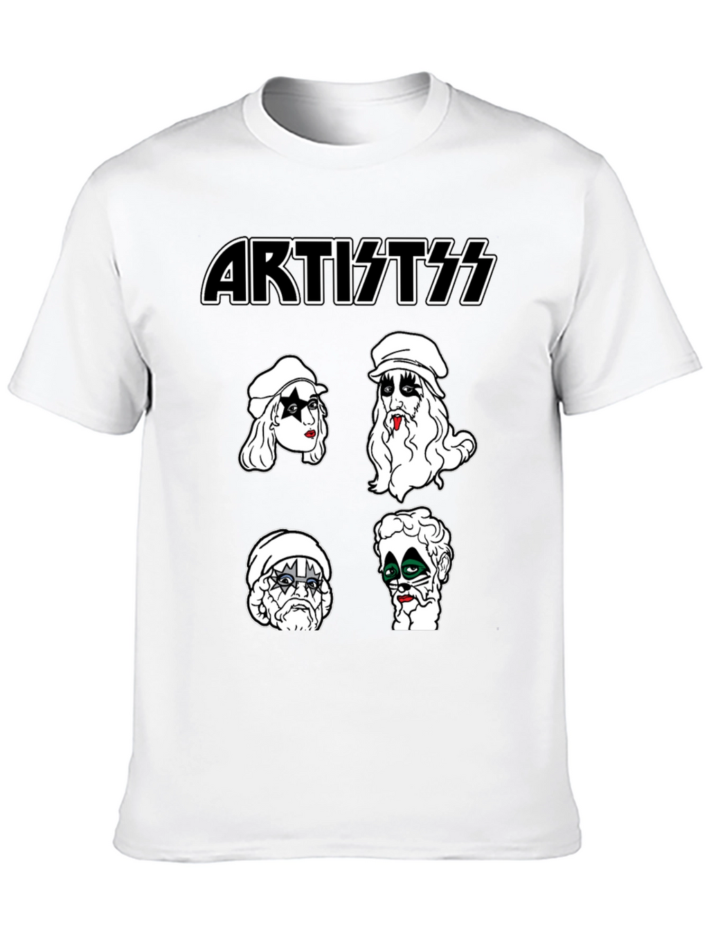 Artist KISS Style Black T-Shirt