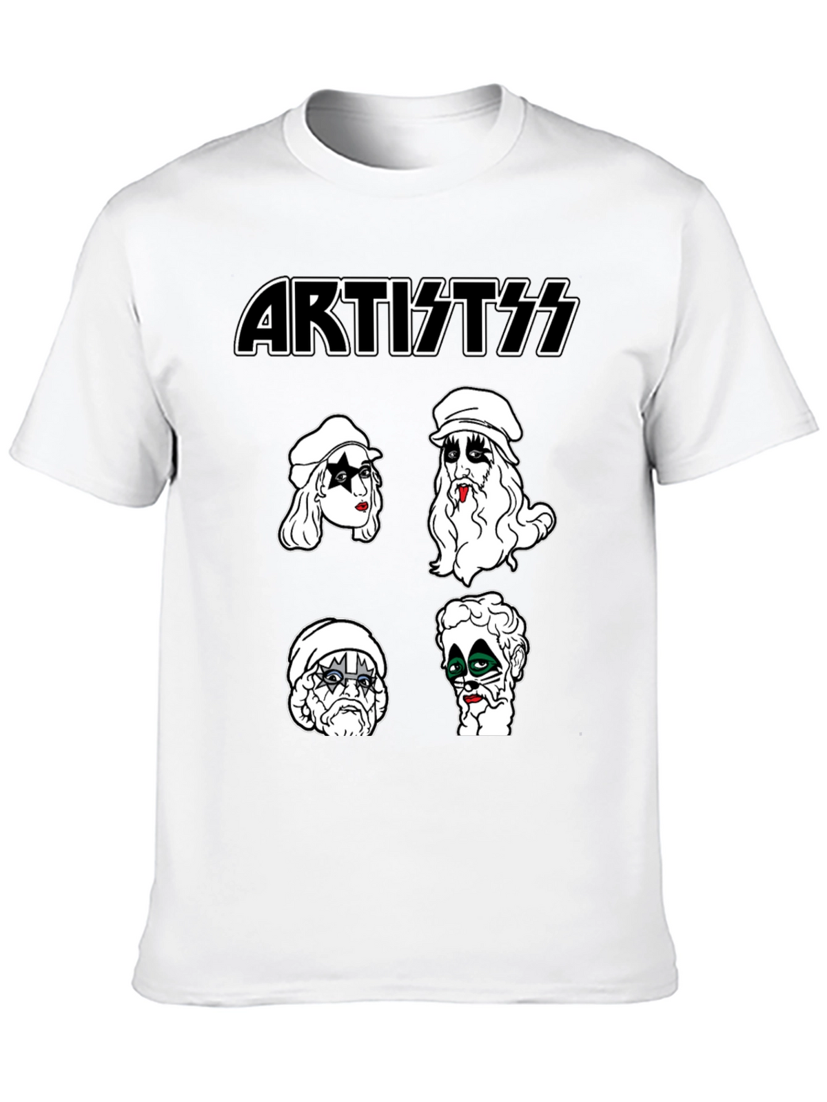 Artist KISS Style Black T-Shirt