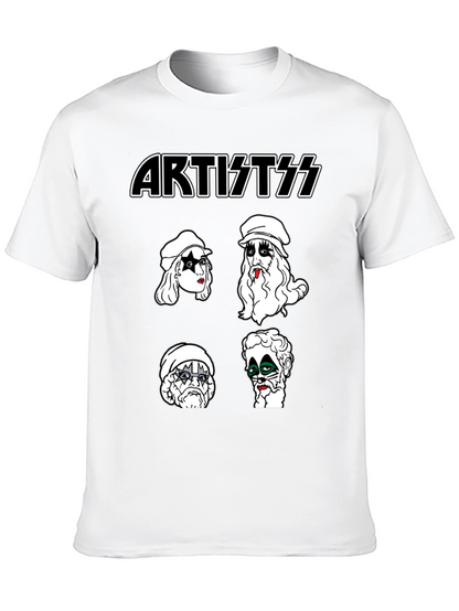Artist KISS Style Black T-Shirt