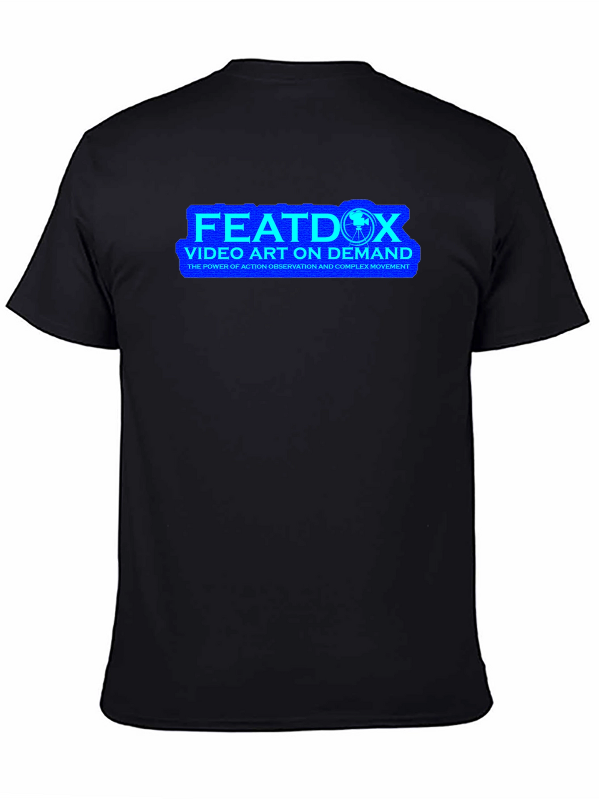 FEATDOX Video Art On Demand Black T-Shirt