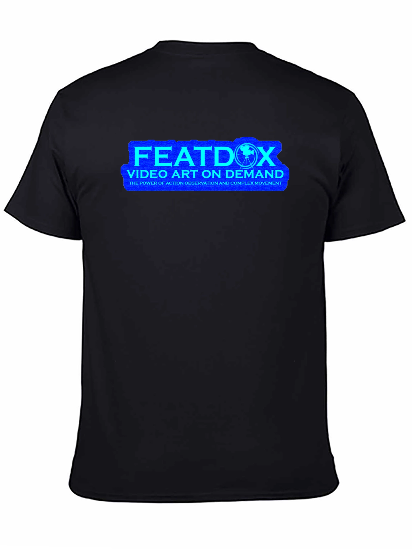 FEATDOX Video Art On Demand Black T-Shirt