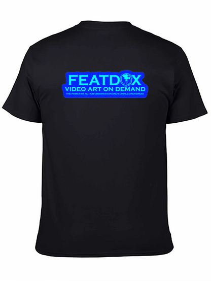 FEATDOX Video Art On Demand Black T-Shirt