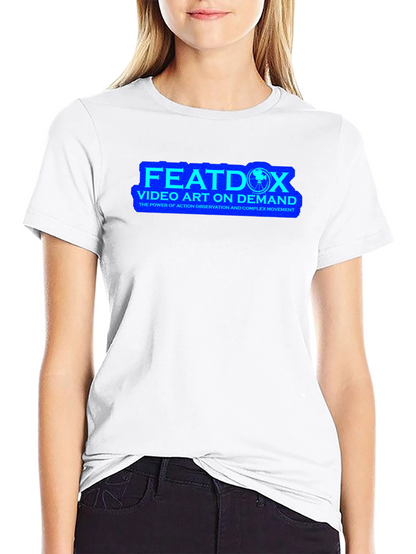 FEATDOX Video Art On Demand Black T-Shirt