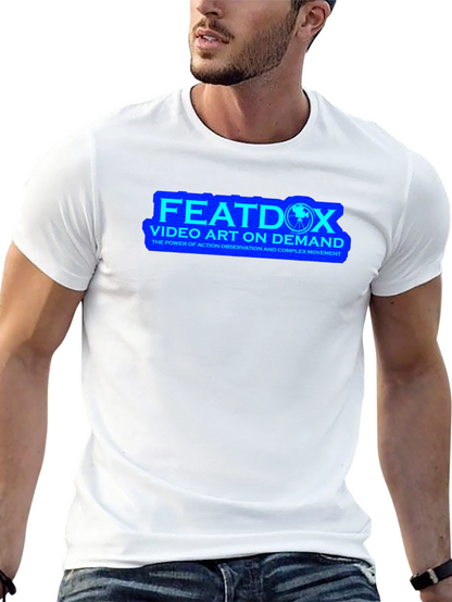 FEATDOX Video Art On Demand Black T-Shirt