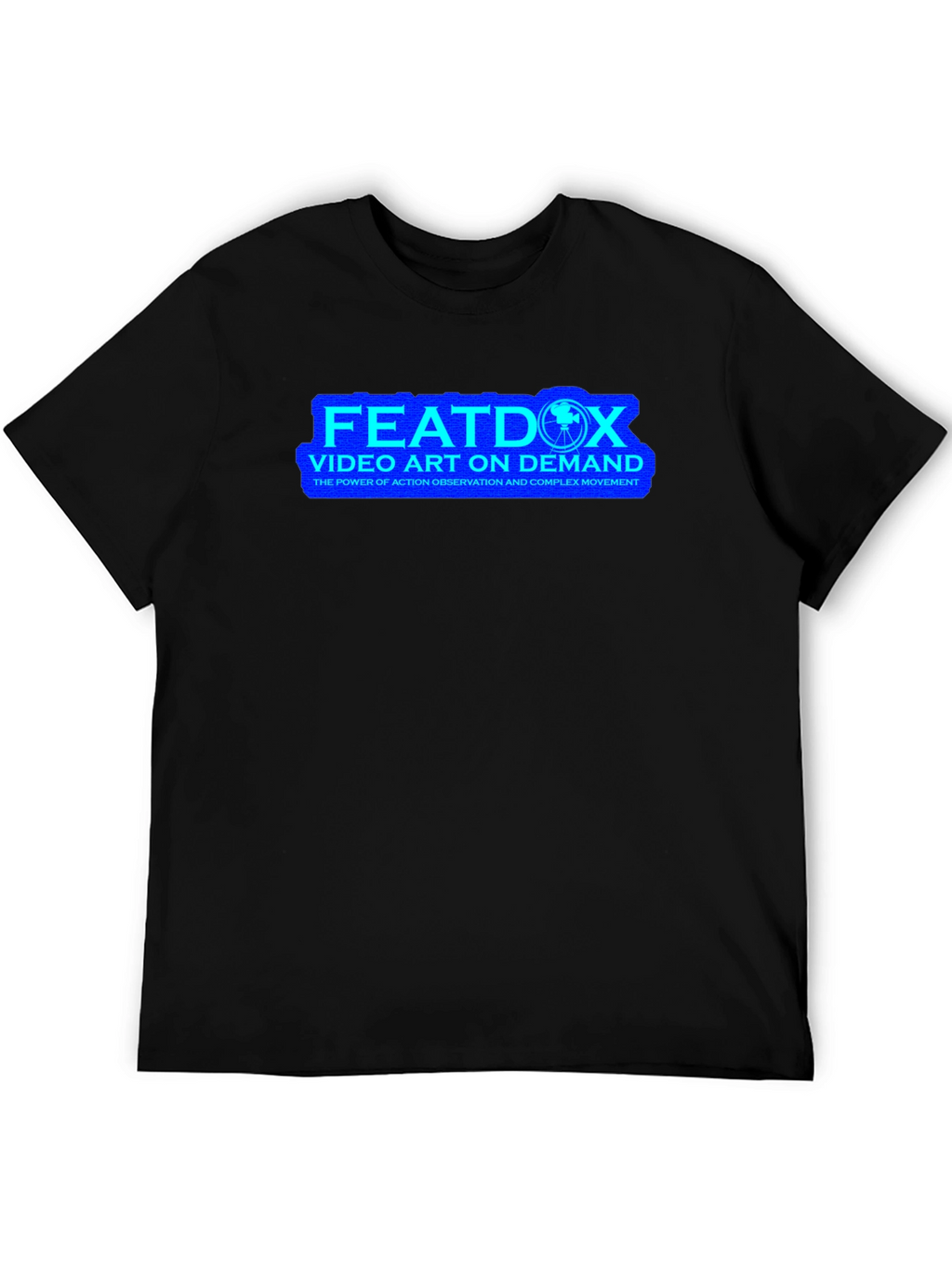 FEATDOX Video Art On Demand Black T-Shirt