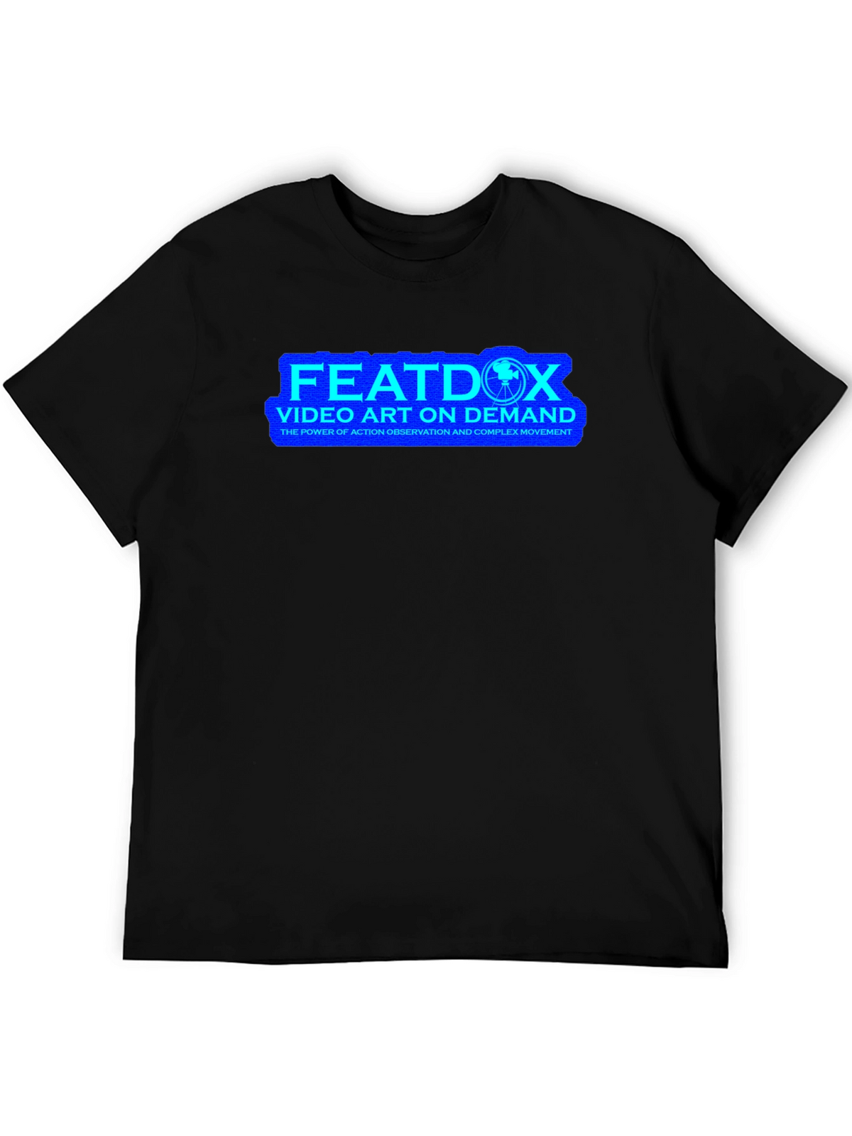 FEATDOX Video Art On Demand Black T-Shirt