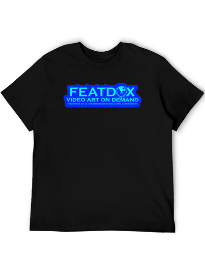 FEATDOX Video Art On Demand Black T-Shirt