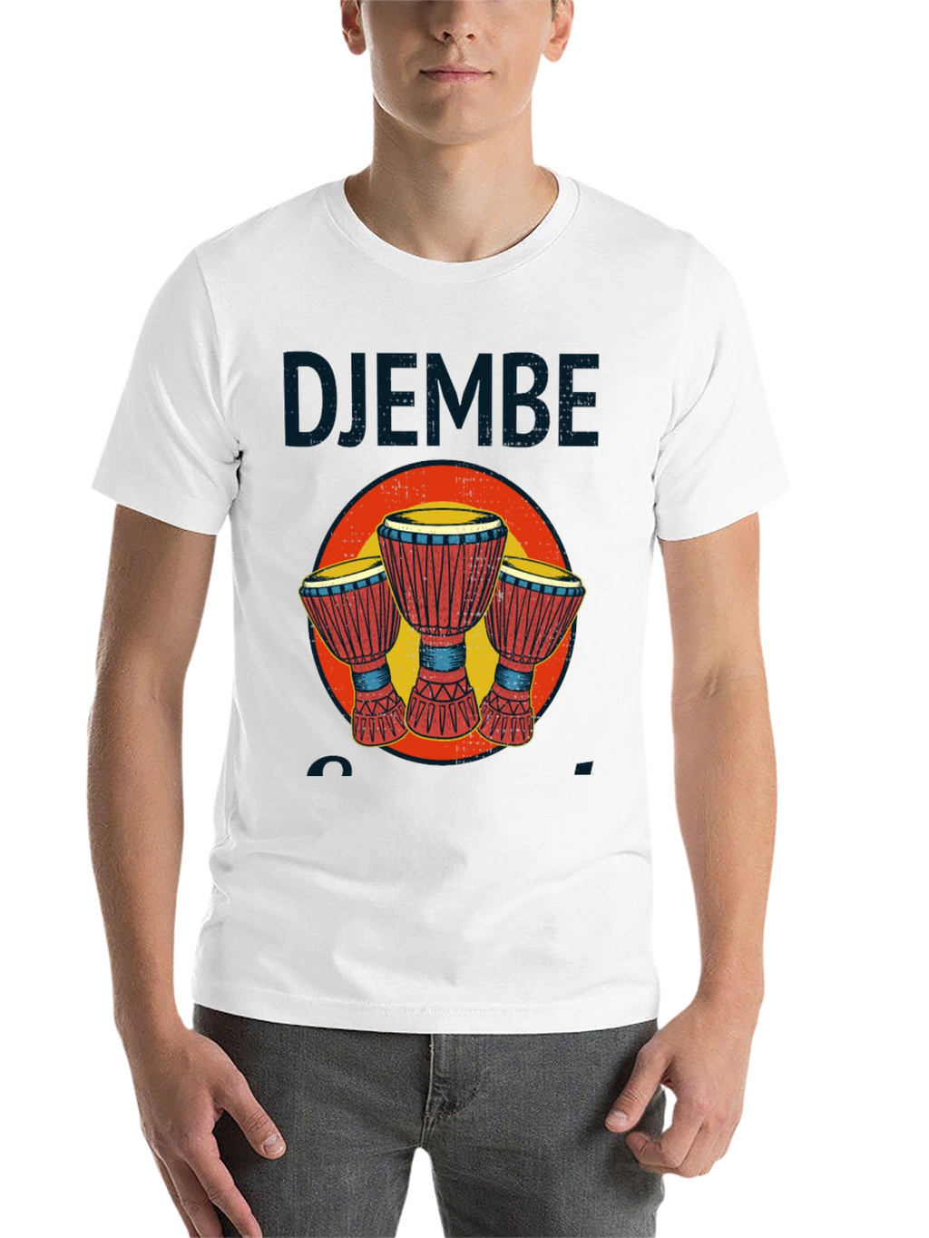 Djembe Drum Graphic T-Shirt - Music Lover Tee