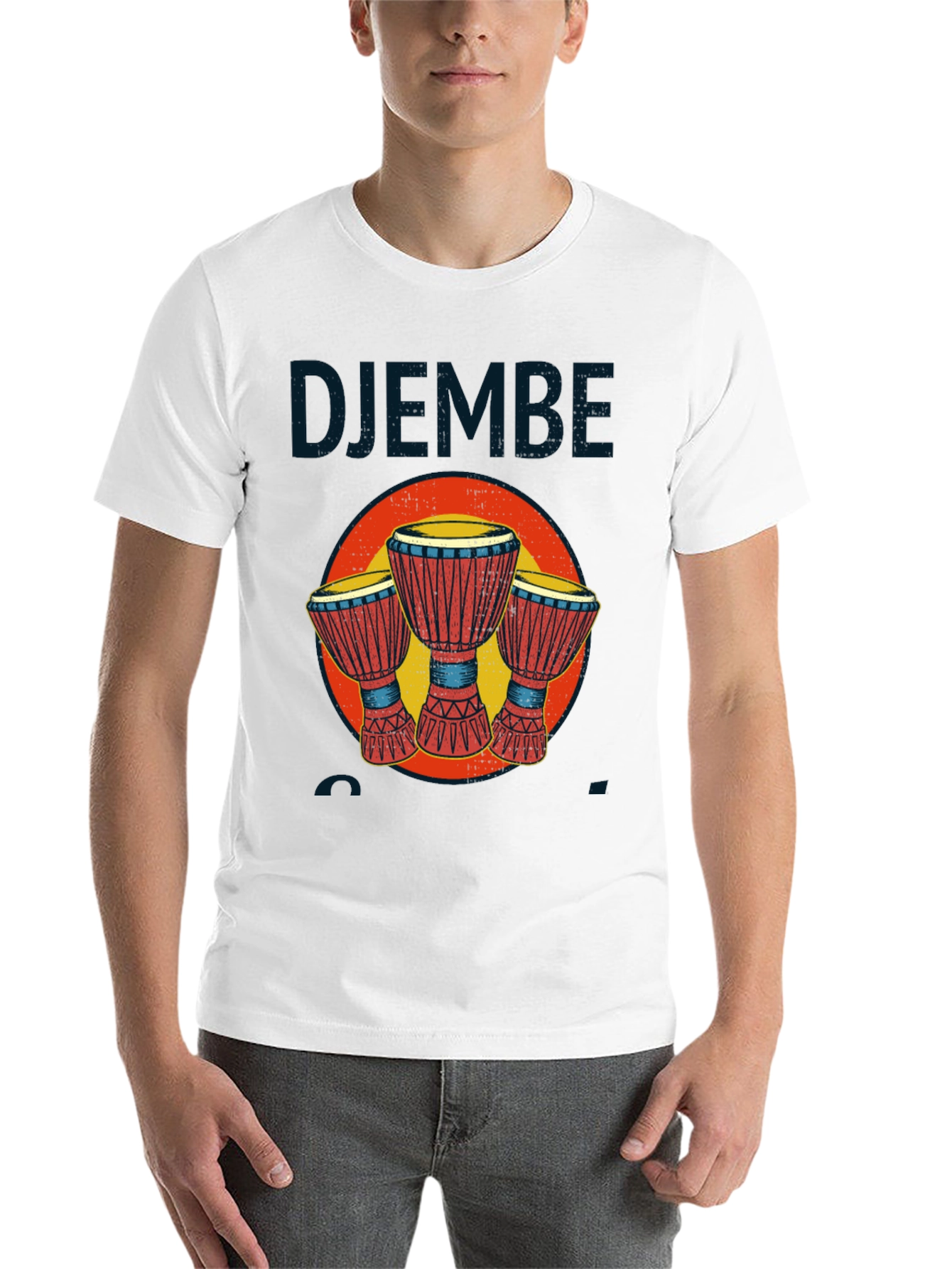 Djembe Drum Graphic T-Shirt - Music Lover Tee