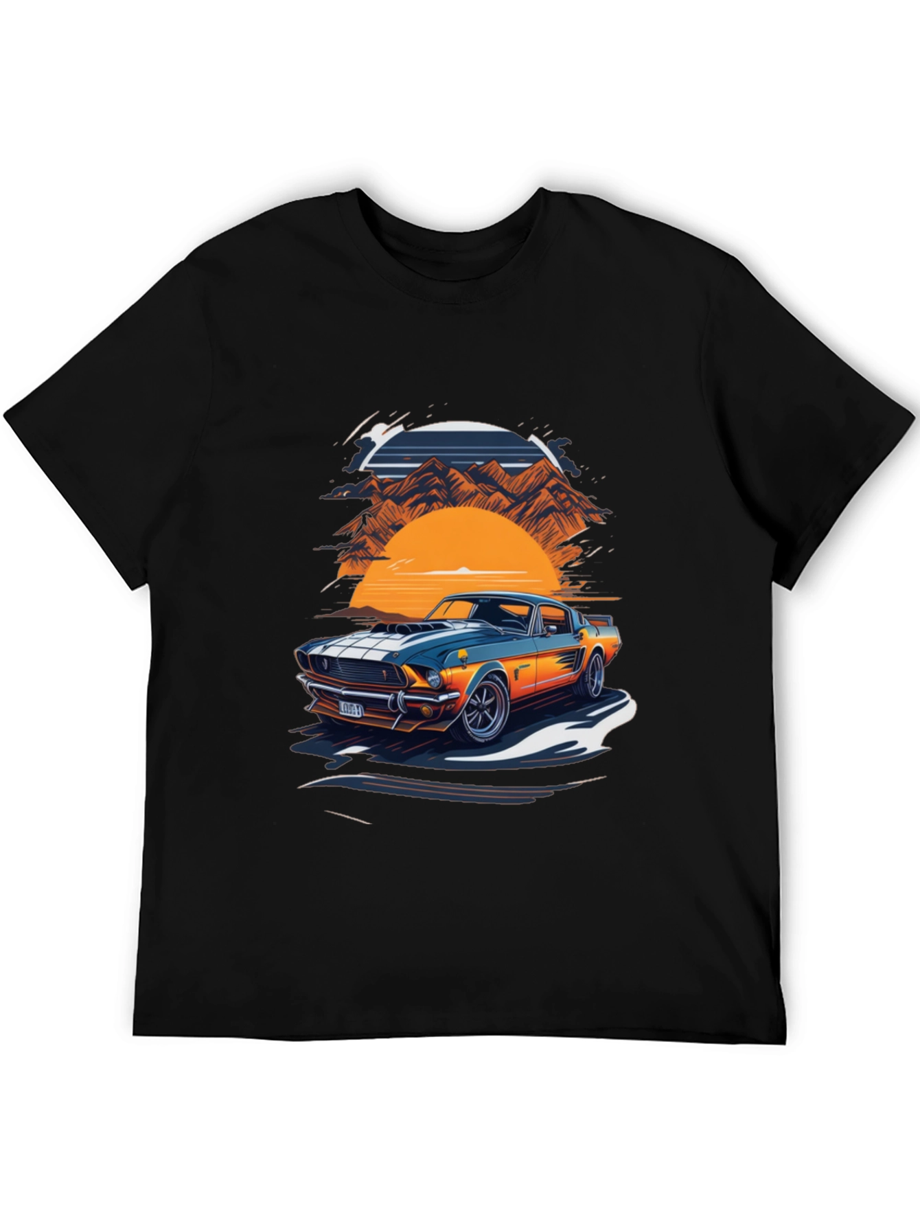 Retro Car Graphic Tee - Classic Style