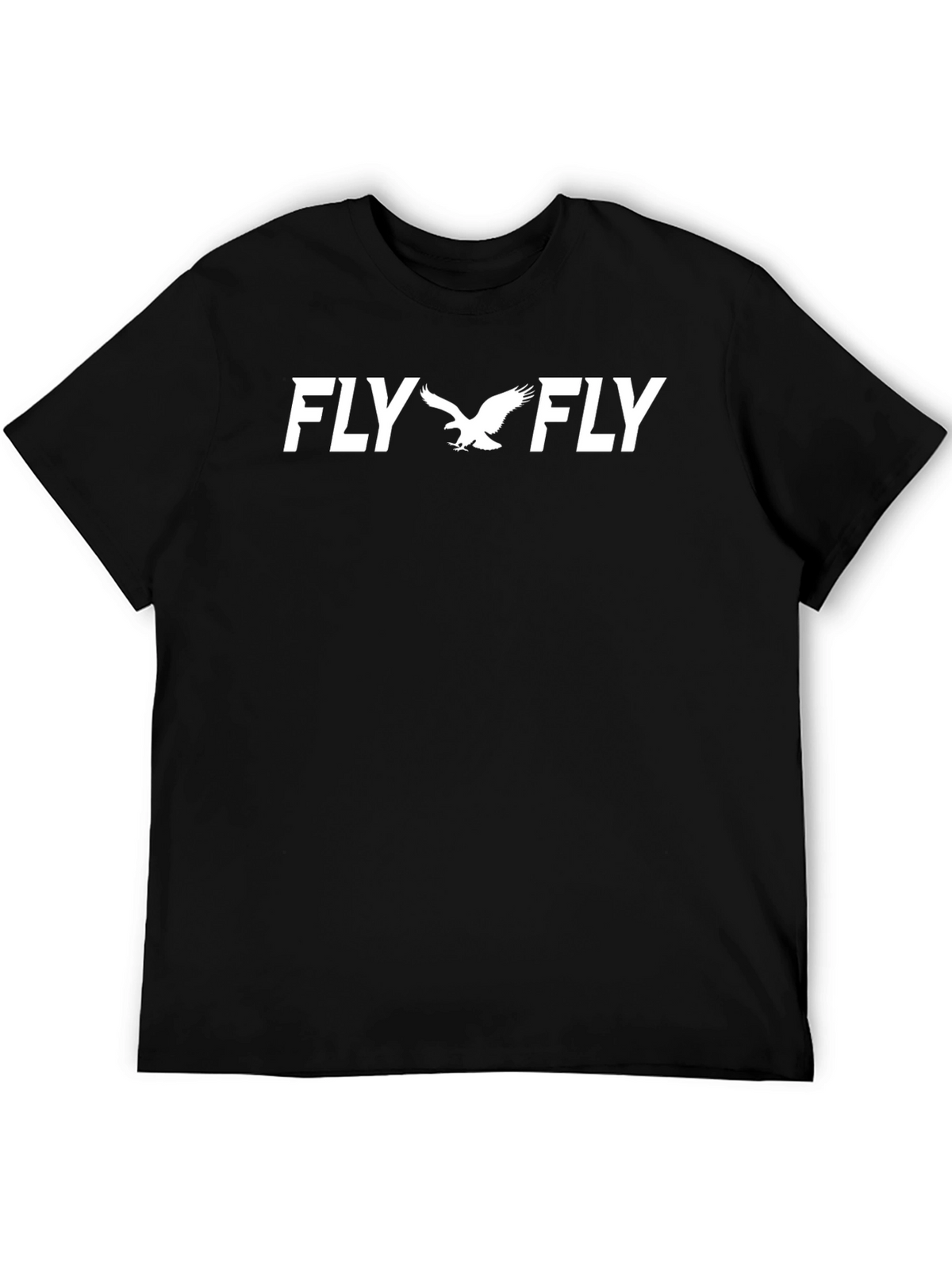 Fly Eagle Fly Graphic Tee - Black