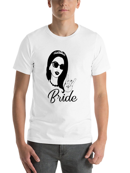 Bride Graphic Tee - Rock On Bridal Shirt