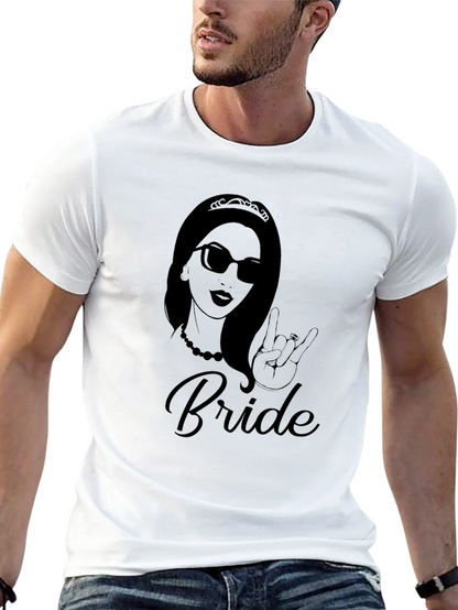 Bride Graphic Tee - Rock On Bridal Shirt