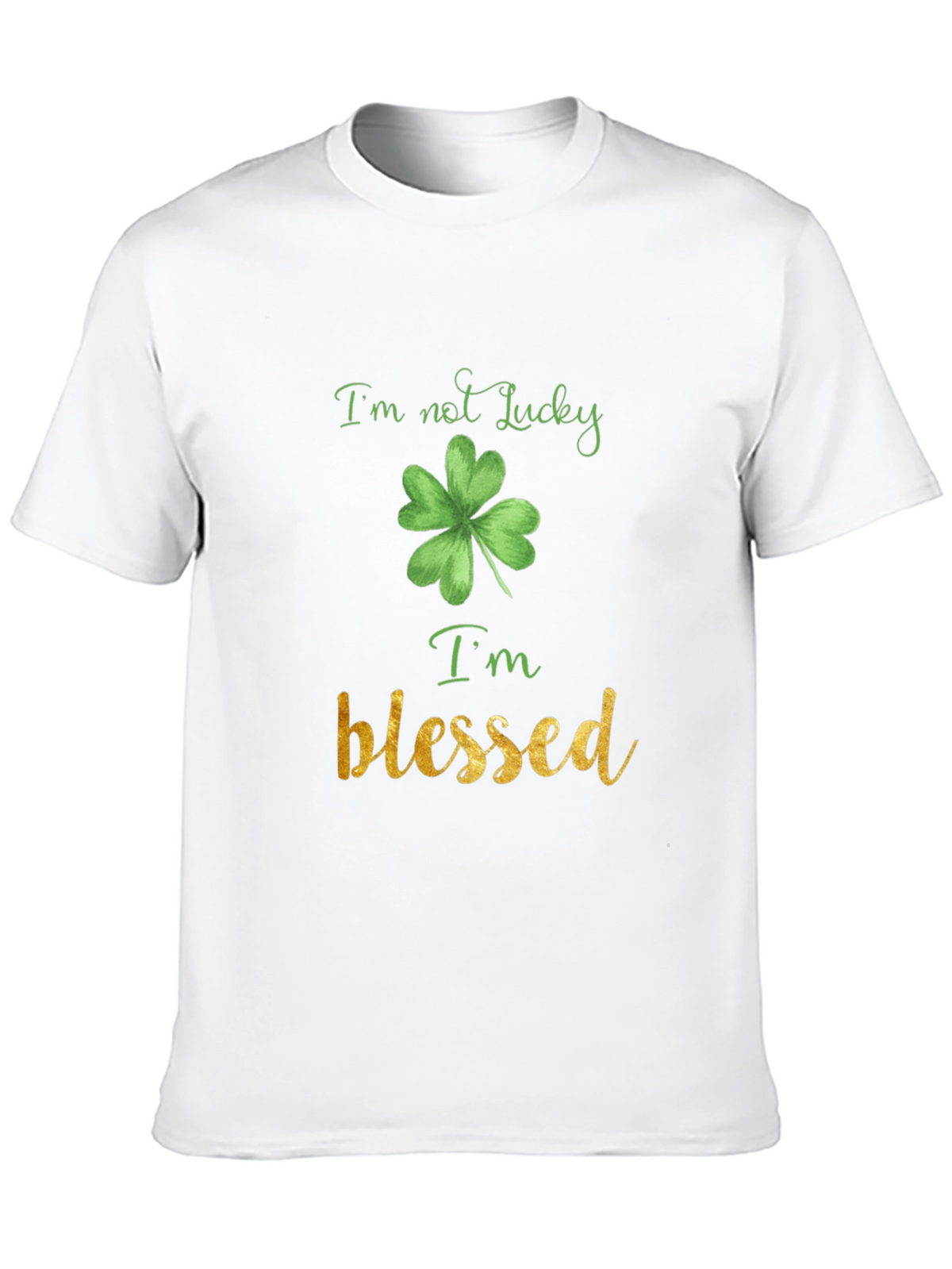 St. Patricks Day Im Blessed Black T-Shirt