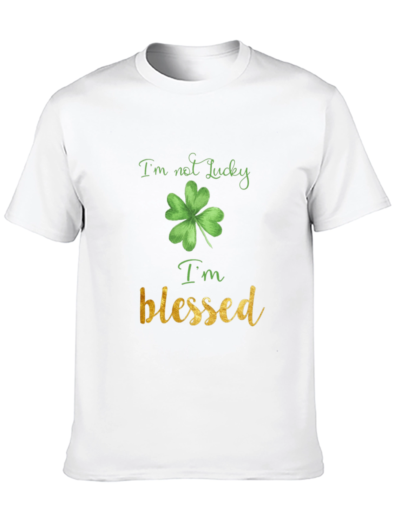 St. Patricks Day Im Blessed Black T-Shirt