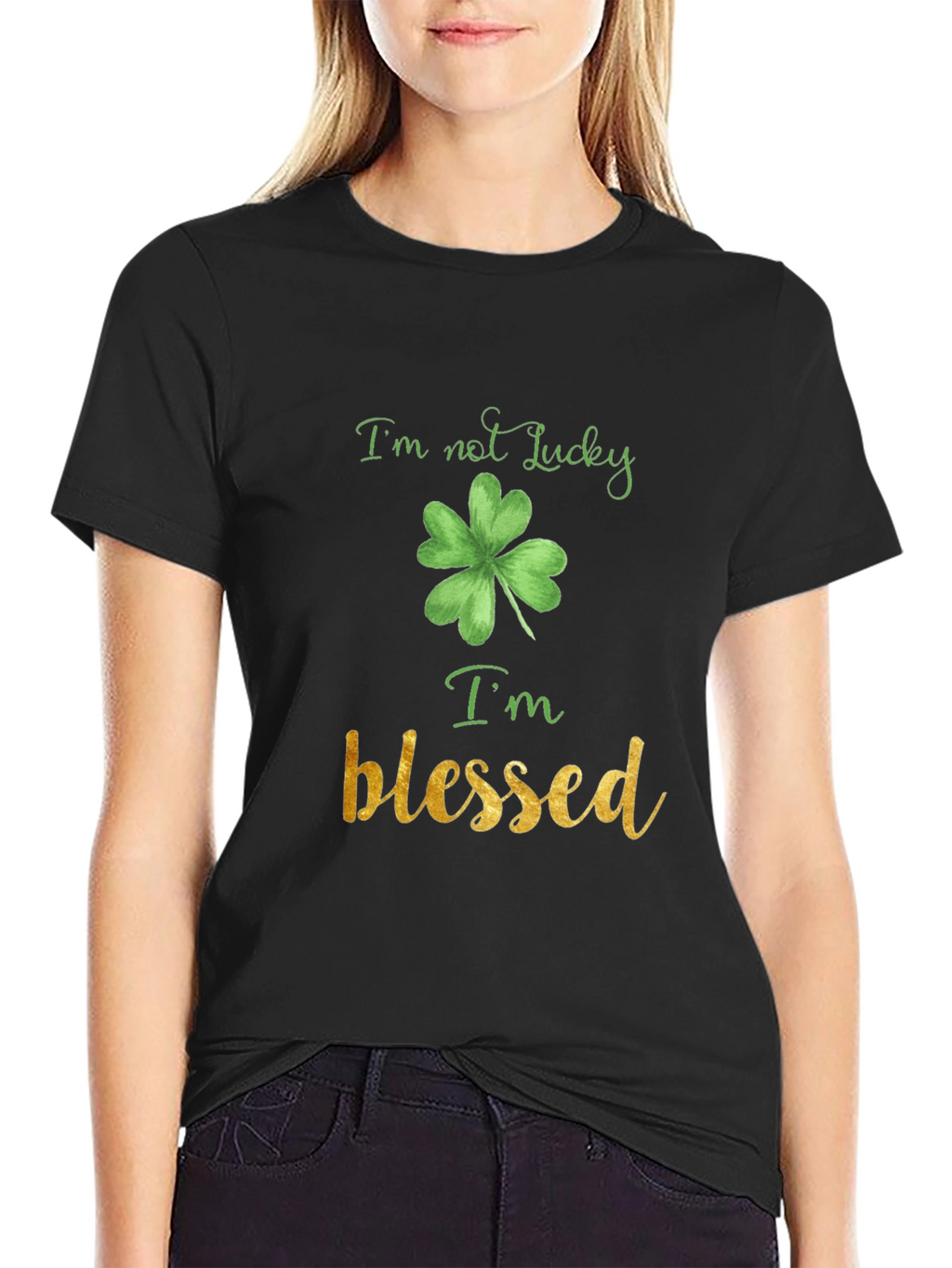 St. Patricks Day Im Blessed Black T-Shirt