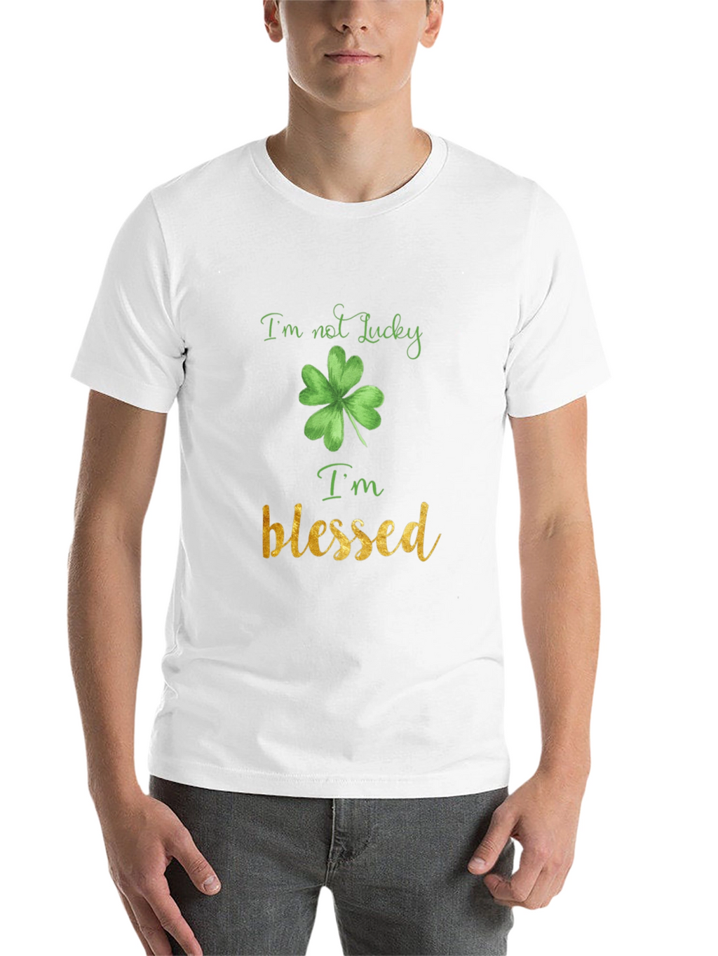St. Patricks Day Im Blessed Black T-Shirt