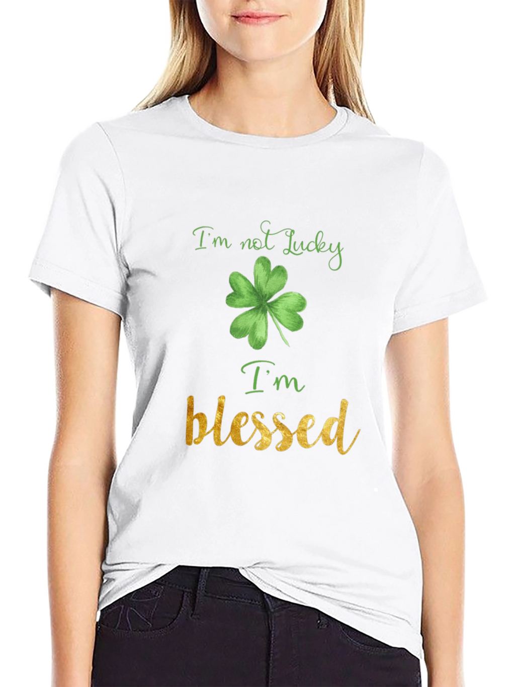 St. Patricks Day Im Blessed Black T-Shirt