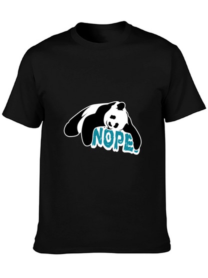 Nope Panda Graphic Tee - Lazy Day Vibes