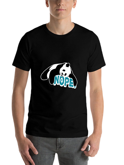 Nope Panda Graphic Tee - Lazy Day Vibes