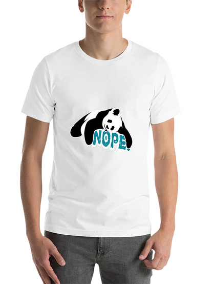 Nope Panda Graphic Tee - Lazy Day Vibes