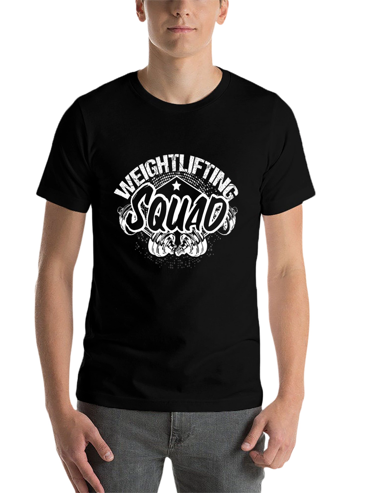 Weightlifting Squad Tee - Fitness Gym Workout Shirt