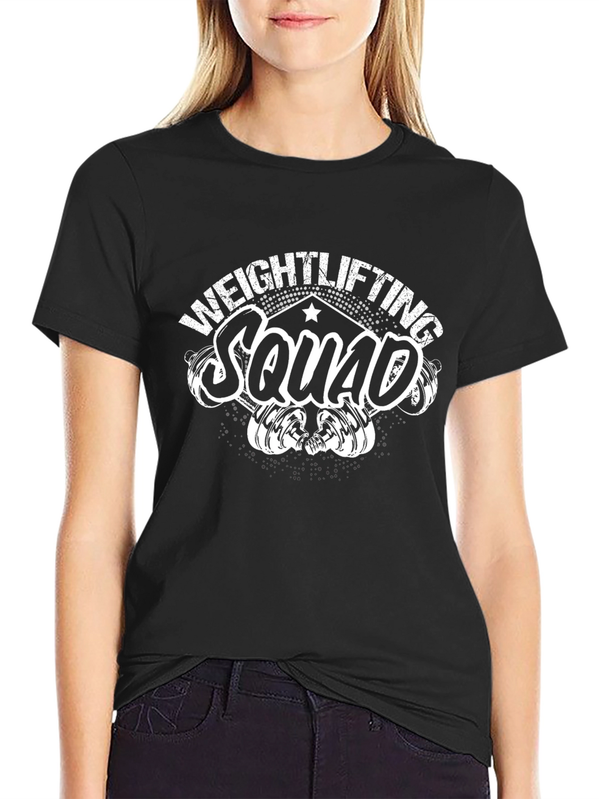 Weightlifting Squad Tee - Fitness Gym Workout Shirt