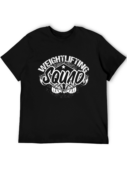 Weightlifting Squad Tee - Fitness Gym Workout Shirt