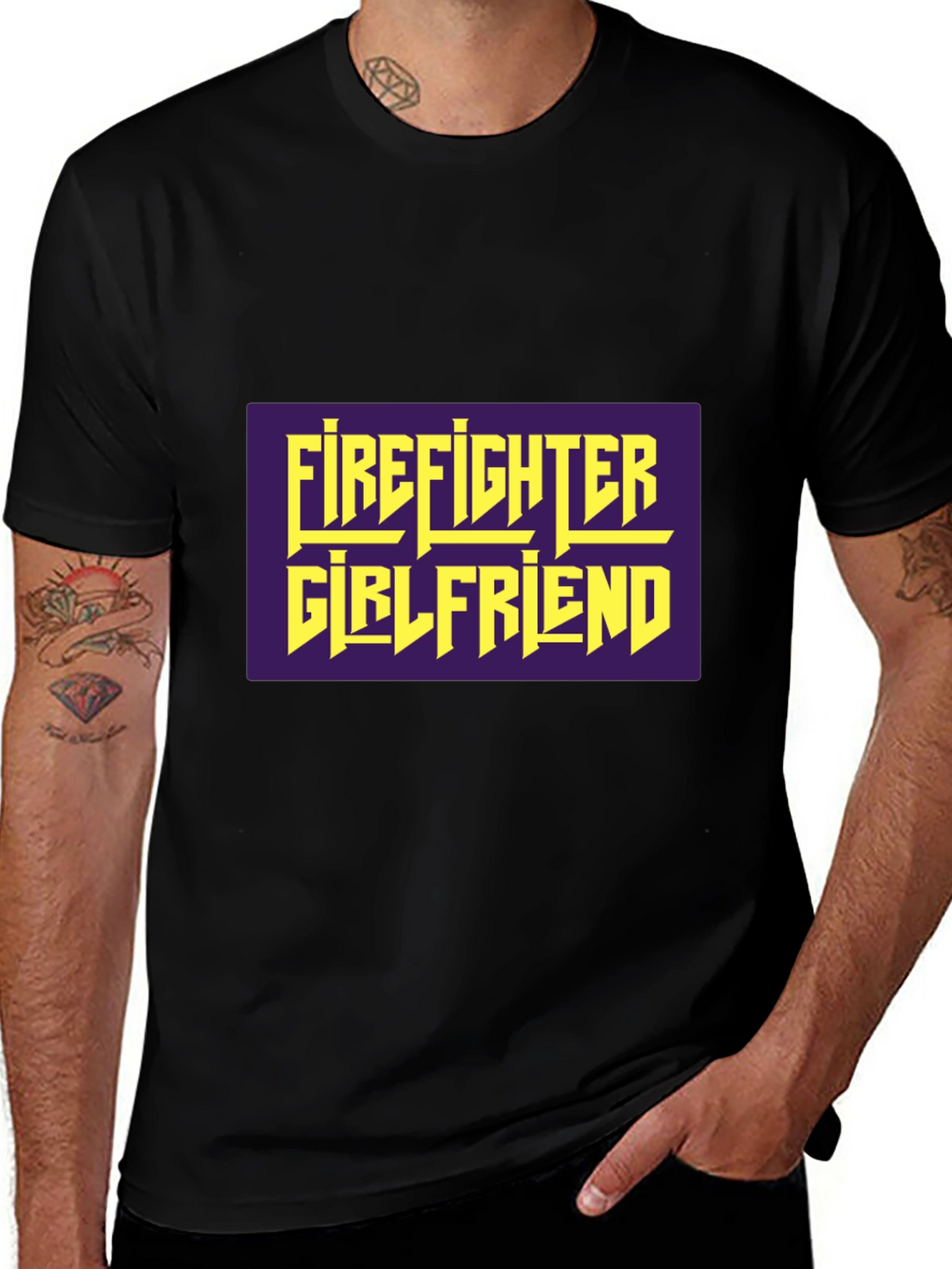 Firefighter Girlfriend Graphic Tee