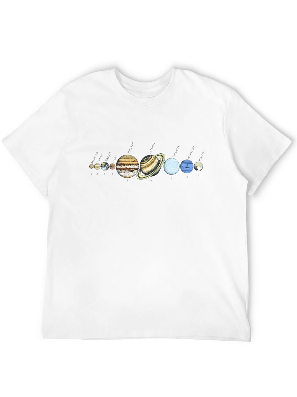 Solar System Planets Graphic T-Shirt