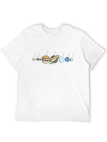 Solar System Planets Graphic T-Shirt