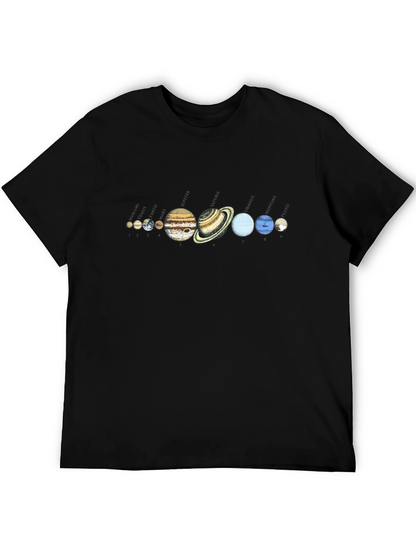 Solar System Planets Graphic T-Shirt