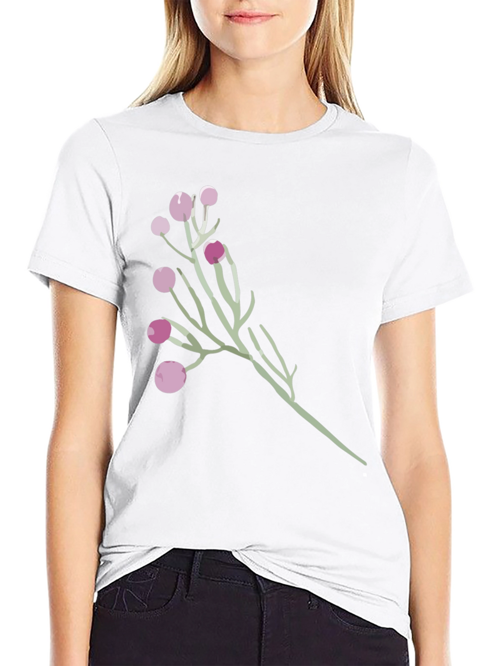 Berry Branch Graphic Tee - Stylish & Unique