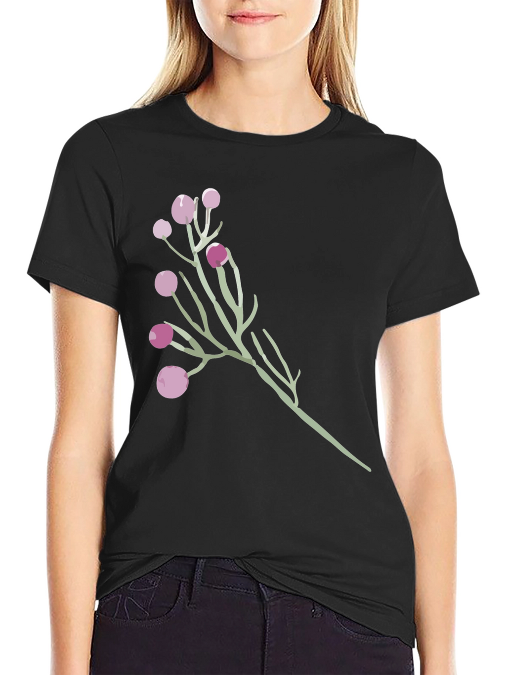 Berry Branch Graphic Tee - Stylish & Unique