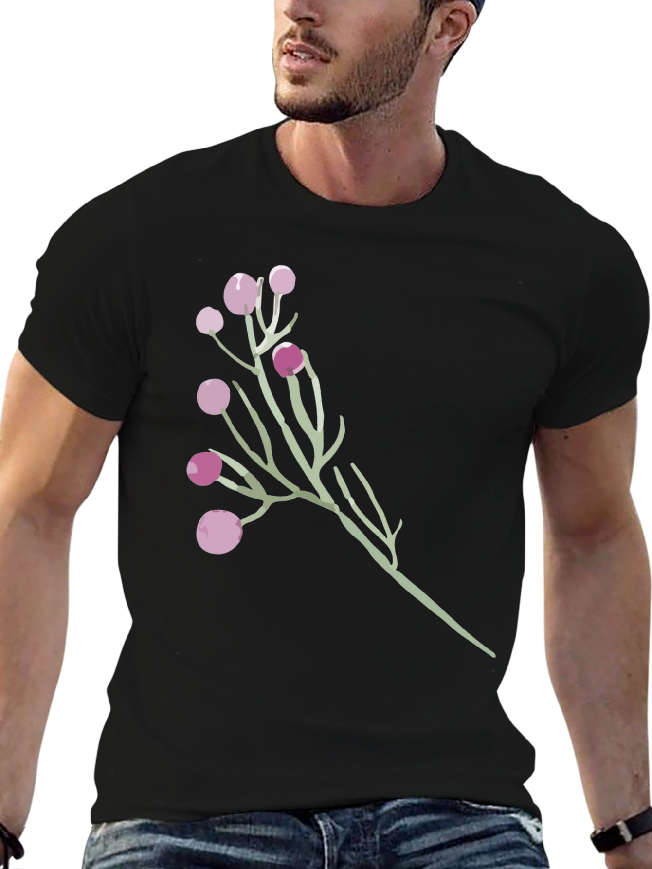 Berry Branch Graphic Tee - Stylish & Unique