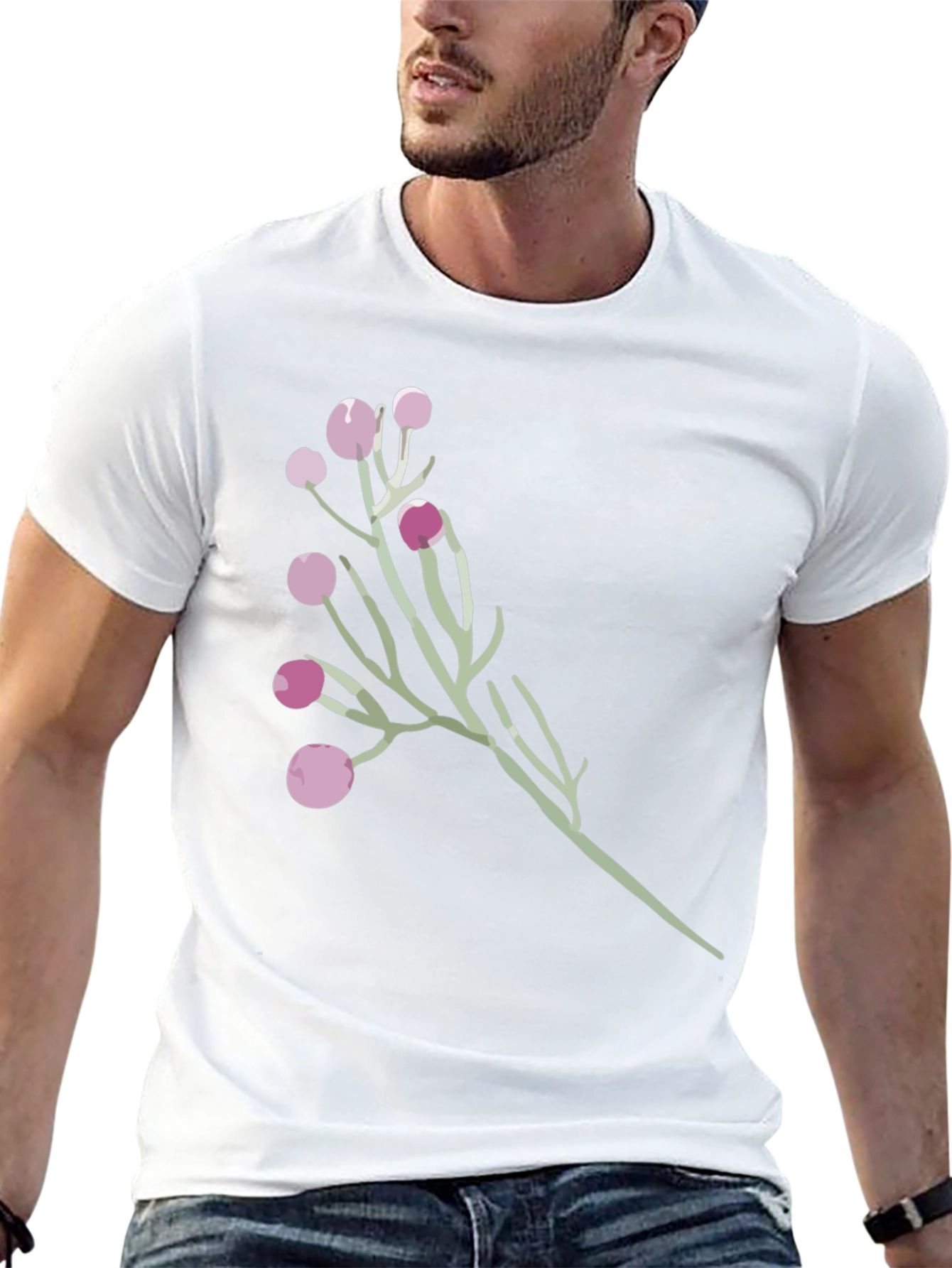 Berry Branch Graphic Tee - Stylish & Unique