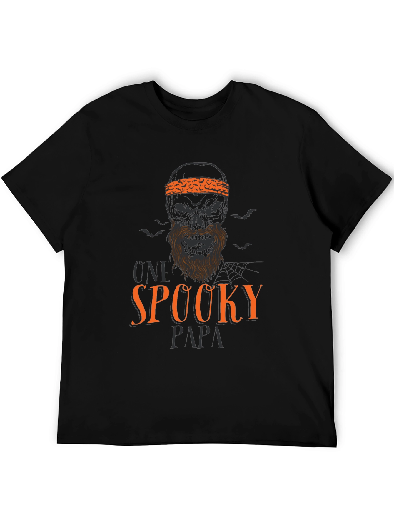 Spooky Papa Halloween Graphic T-Shirt