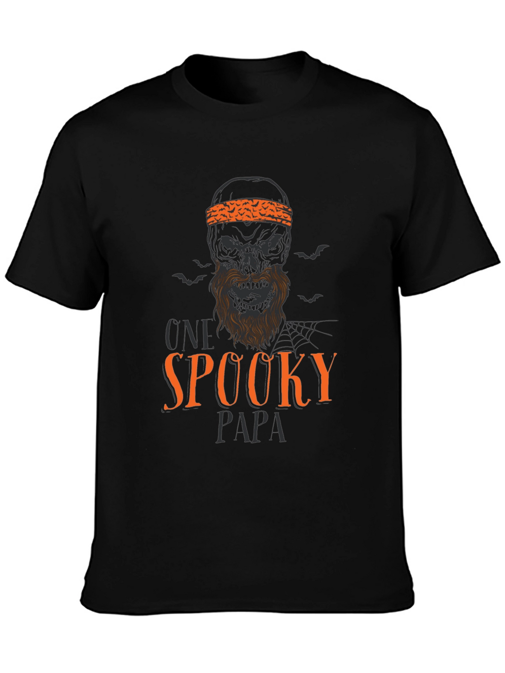 Spooky Papa Halloween Graphic T-Shirt