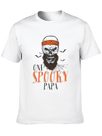 Spooky Papa Halloween Graphic T-Shirt