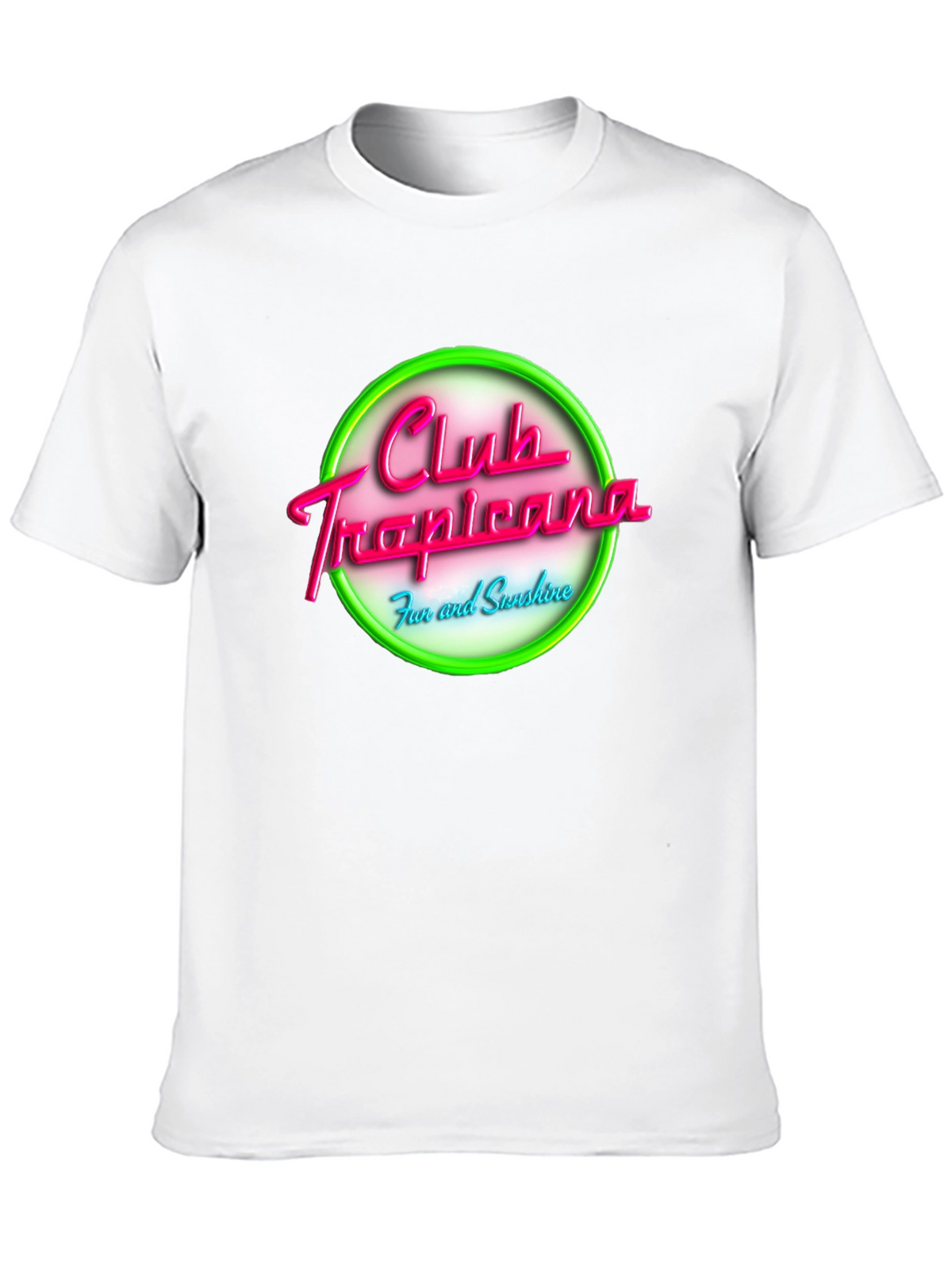Club Tropicana T-Shirt - Retro 80s Style