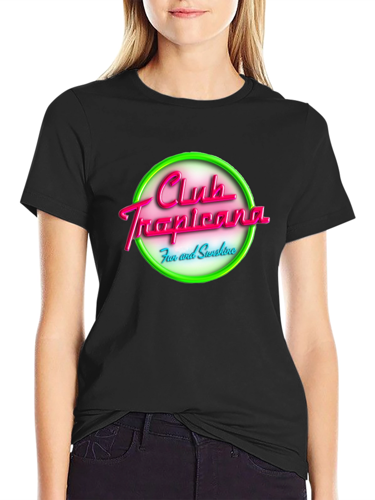 Club Tropicana T-Shirt - Retro 80s Style