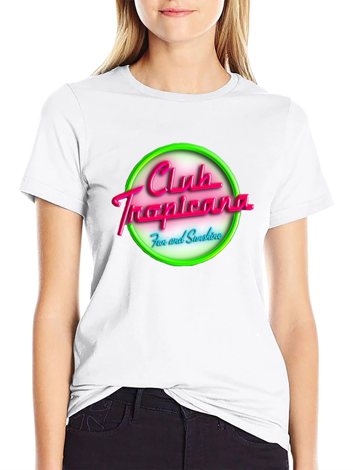 Club Tropicana T-Shirt - Retro 80s Style