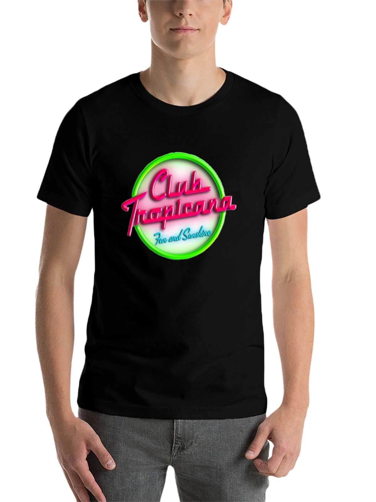 Club Tropicana T-Shirt - Retro 80s Style