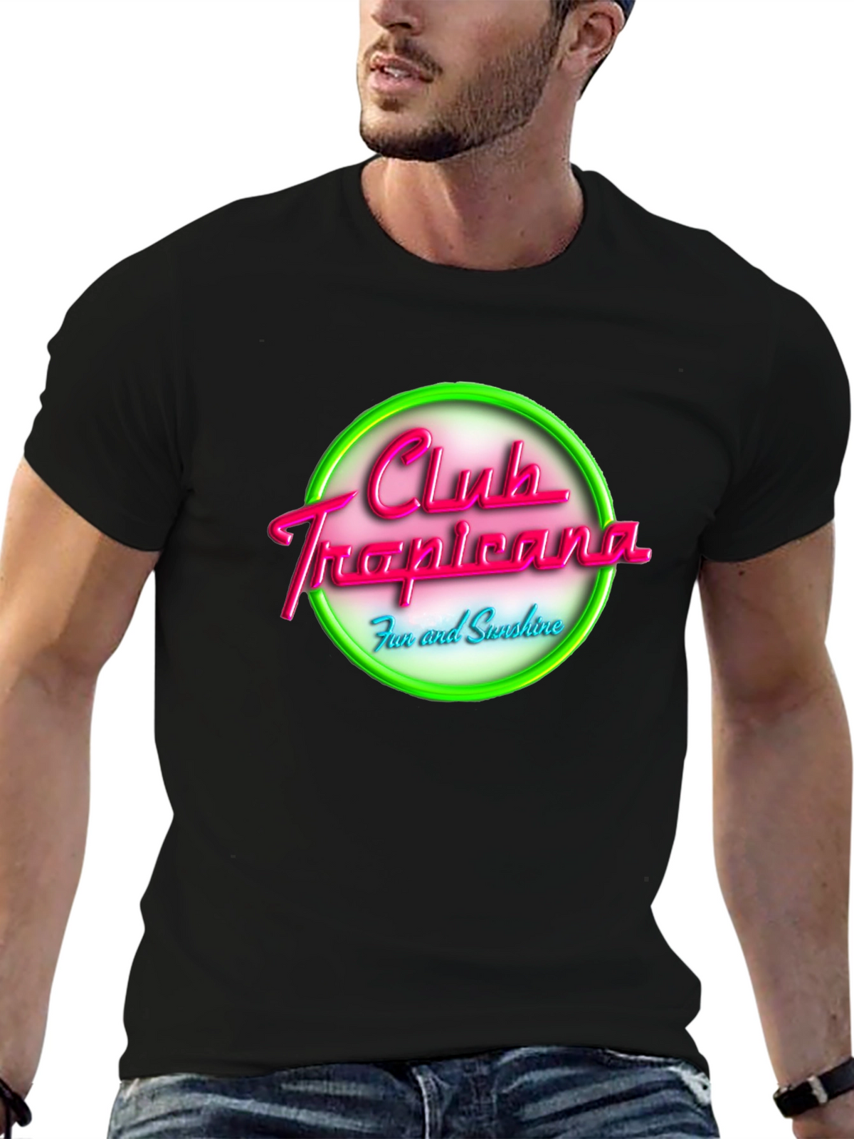 Club Tropicana T-Shirt - Retro 80s Style