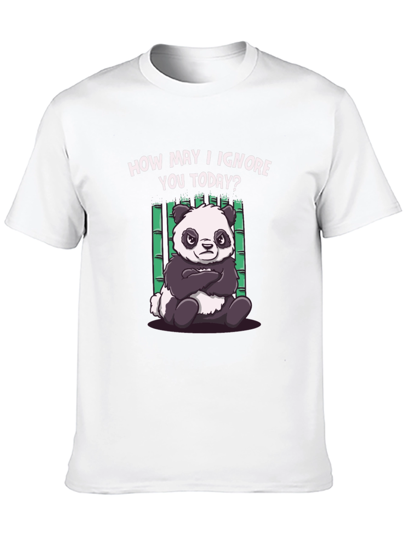 Funny Panda T-Shirt - How May I Ignore You Today?