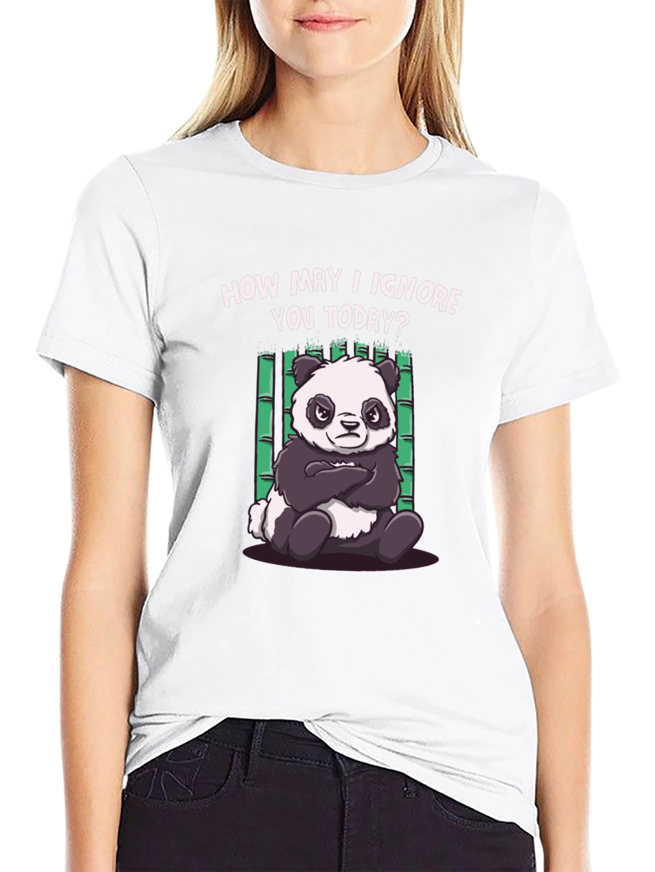 Funny Panda T-Shirt - How May I Ignore You Today?