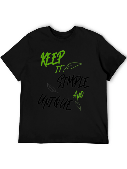 Keep It Simple T-Shirt: Unique Design