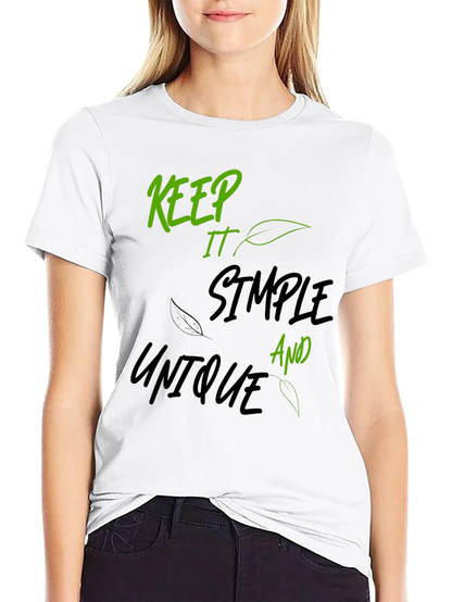 Keep It Simple T-Shirt: Unique Design