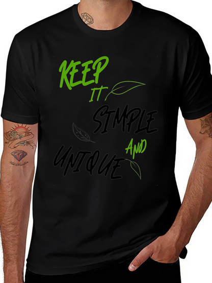 Keep It Simple T-Shirt: Unique Design